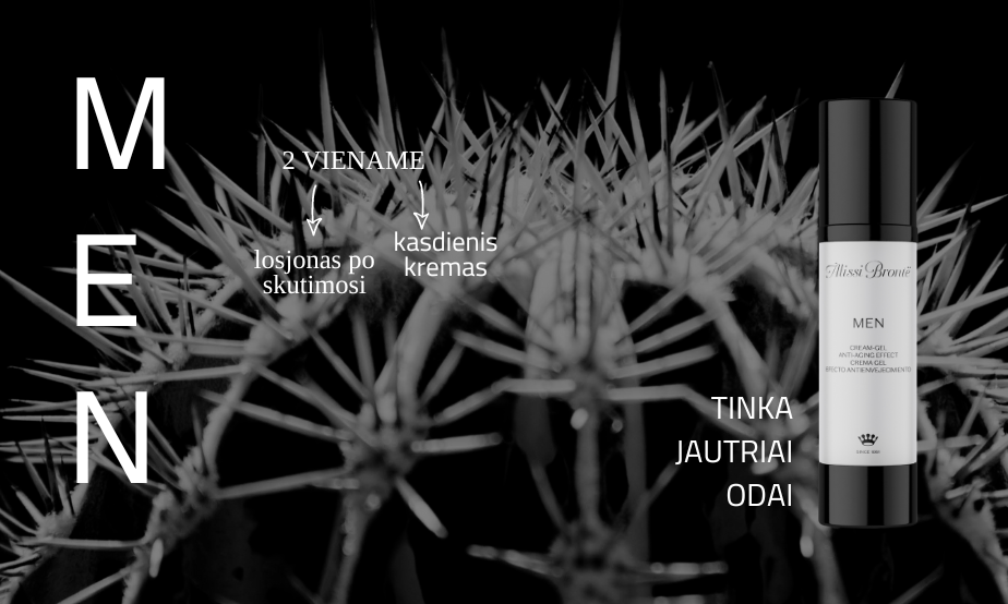 MEN – jautriai vyrų odai